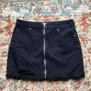 PacSun mini skirt, black, size 26! In great condition only worn once